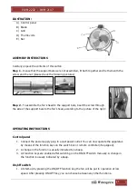 Предварительный просмотр 11 страницы Orbegozo PWM 2147 Instruction Manual