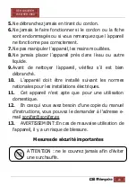 Предварительный просмотр 29 страницы Orbegozo REH 1060 Instruction Manual