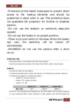 Предварительный просмотр 14 страницы Orbegozo RMN 2050 Instruction Manual