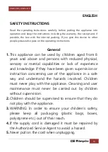 Предварительный просмотр 10 страницы Orbegozo RMW 2000 Instruction Manual