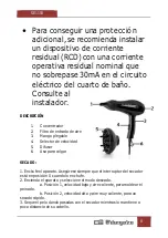 Preview for 8 page of Orbegozo SE 1150 Instruction Manual