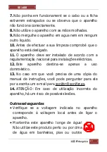 Preview for 18 page of Orbegozo SE 1400 Instruction Manual