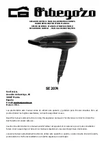 Orbegozo SE 2074 Instruction Manual preview