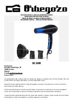 Orbegozo SE 2085 Instruction Manual preview