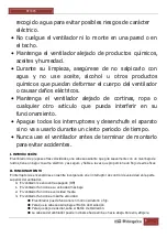 Preview for 4 page of Orbegozo SF 0148 Instruction Manual