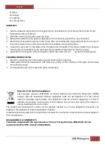 Preview for 10 page of Orbegozo SF 0148 Instruction Manual