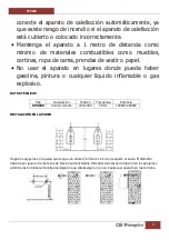 Предварительный просмотр 5 страницы Orbegozo SP 6000 Instruction Manual