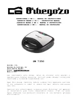 Orbegozo SW 7250 Instruction Manual preview