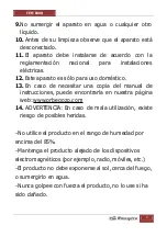 Preview for 4 page of Orbegozo TEM 8000 Instruction Manual