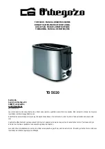 Orbegozo TO 5020 Instruction Manual preview