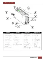 Предварительный просмотр 2 страницы Orbegozo TO 6020 Instruction Manual