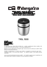 Orbegozo TRSL 1500 Instruction Manual preview