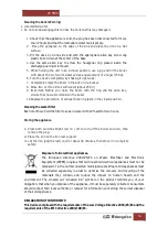 Preview for 16 page of Orbegozo VP 9500 Instruction Manual