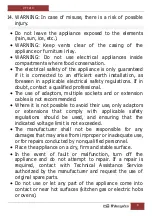 Preview for 8 page of Orbegozo VT 1210 Instruction Manual