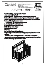 ORBELLE CRYSTAL Assembly Instruction Manual preview