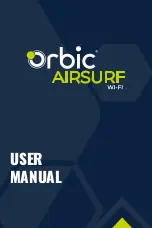 Orbic Airsurf WI-FI User Manual preview