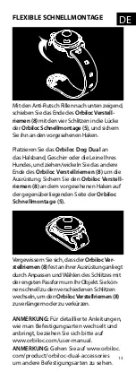 Preview for 13 page of ORBILOC DOG DUAL Quick Manual