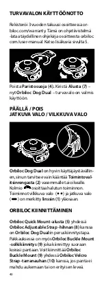 Preview for 40 page of ORBILOC DOG DUAL Quick Manual