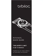 ORBILOC Run Dual Safety Light Quick Manual preview