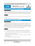 Preview for 7 page of Orbinox RC Flap Gate Installation, Operation And Maintenance Manual