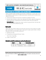 Preview for 9 page of Orbinox RC Flap Gate Installation, Operation And Maintenance Manual