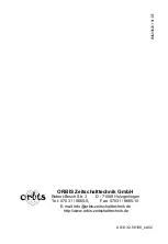 Предварительный просмотр 92 страницы Orbis CODITEL 2 User Manual