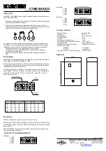 Предварительный просмотр 2 страницы Orbis CTME BASICO Quick Start Manual