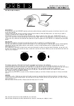 Предварительный просмотр 1 страницы Orbis DICROMAT Instructions Manual