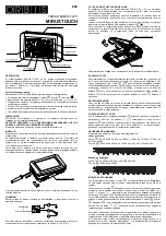 Orbis MIRUS TOUCH Instructions Manual preview