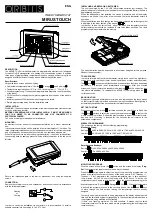 Предварительный просмотр 3 страницы Orbis MIRUS TOUCH Instructions Manual