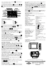 Предварительный просмотр 6 страницы Orbis MIRUS TOUCH Instructions Manual