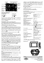 Предварительный просмотр 8 страницы Orbis MIRUS TOUCH Instructions Manual