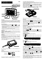 Предварительный просмотр 9 страницы Orbis MIRUS TOUCH Instructions Manual