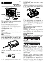 Предварительный просмотр 13 страницы Orbis MIRUS TOUCH Instructions Manual