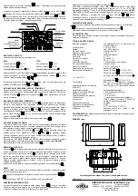 Предварительный просмотр 16 страницы Orbis MIRUS TOUCH Instructions Manual