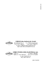 Предварительный просмотр 96 страницы Orbis OB324900 User Manual