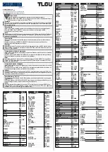 Preview for 2 page of Orbis TLCU Instructions