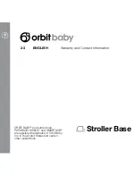 Предварительный просмотр 23 страницы Orbit baby O2 Instruction Manual