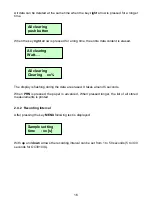 Preview for 16 page of Orbit Controls OC 3010 Owner'S Manual