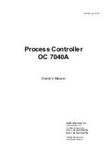 Orbit Controls OC 7040A Owner'S Manual preview