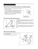 Preview for 13 page of Orbit Fitness BM-3253 Owner'S Manual