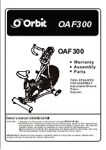 Orbit Fitness OAF300 Owner'S Manual preview