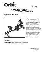 Orbit Fitness T6610N Owner'S Manual preview