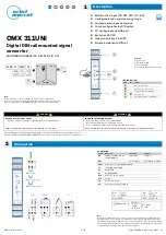 Предварительный просмотр 1 страницы Orbit Merret OMX 311UNI Manual