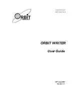 Orbit Research 521076 User Manual preview