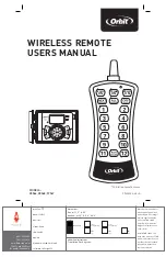 Preview for 1 page of Orbit 28566 User Manual