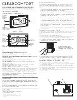 Preview for 6 page of Orbit Clear Comfort 83501 Instructions Manual