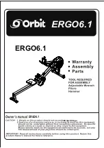 Preview for 1 page of Orbit ERGO6.1 AIR ROWER Owner'S Manual