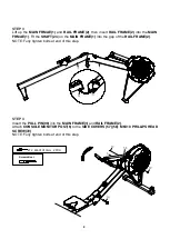 Preview for 8 page of Orbit ERGO6.1 AIR ROWER Owner'S Manual