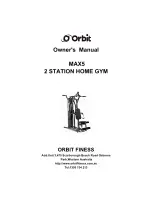 Orbit MAX5 Owner'S Manual предпросмотр